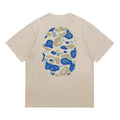 BAPE Liquid Camo Big APE HEAD Tee